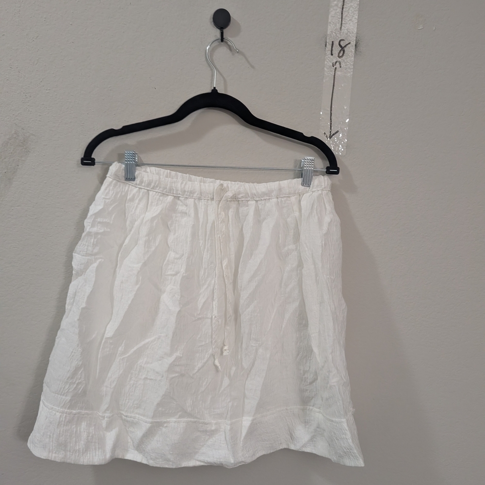 Club Monaco White Midi Skirt